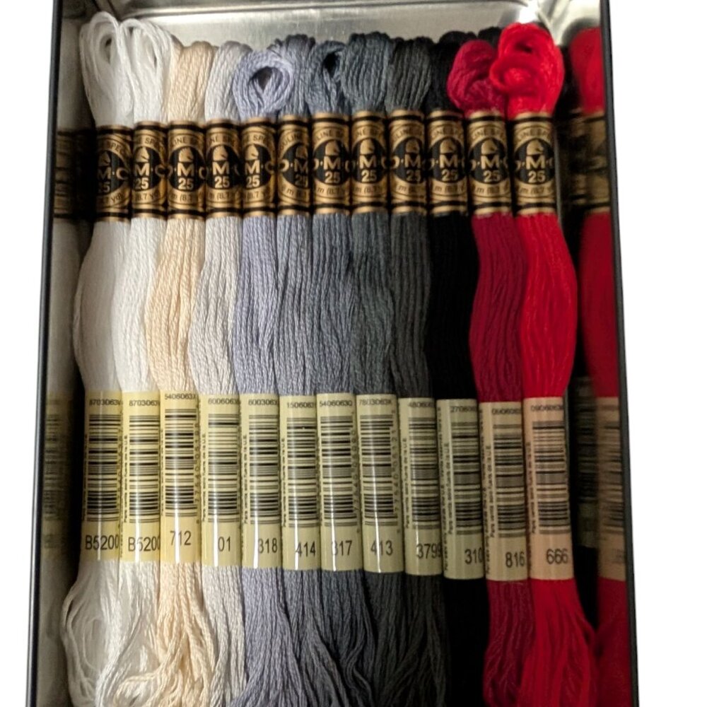 DMC Mouline Special embroidery floss collectors tin